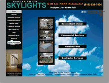 Tablet Screenshot of harlansmithskylights.com